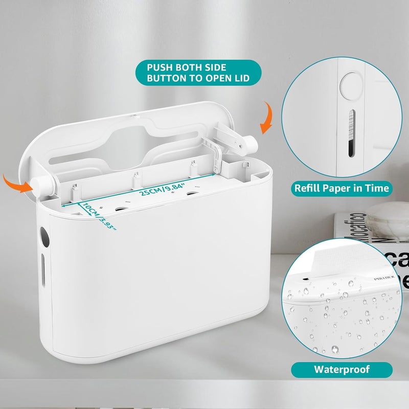 pollock Paper Towel Holder Countertop, Commercial Paper Towel Dispenser, Multifold Trifold Z-Fold Paper Towel Dispenser, Hand Towel Dispenser, Napkin Holder Dispenser for Home Kitchen Restaurant - Image 5